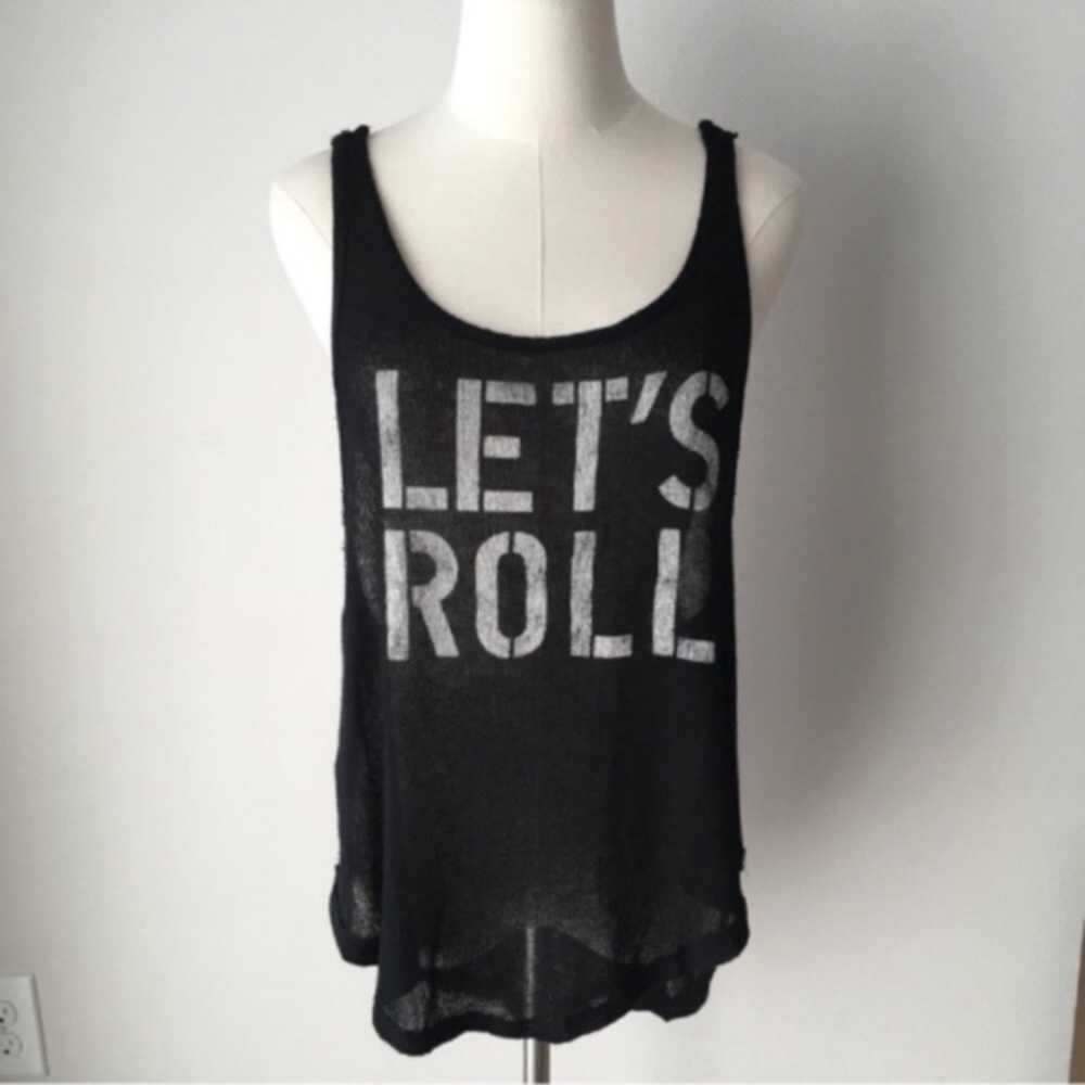 🔥FLASH SALE! NWOT F21 Knit Graphic Muscle Tank